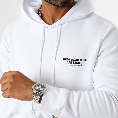 Teddy Yacht Club - Art Series Druipende Hoofd Hoodie Wit