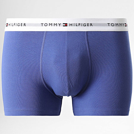 Tommy Hilfiger - Lot De 3 Boxers Trunk 2761 Bleu Clair Vert Foncé Gris Anthracite
