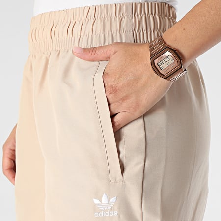 Adidas Originals - Pantalon Cargo Baggy A Bandes Femme 3 Stripes IZ0717 Beige