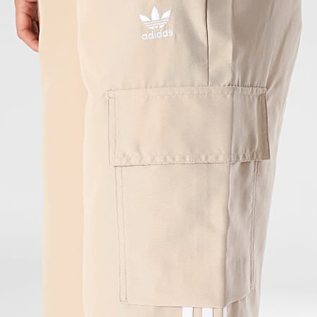 Adidas Originals - Pantalon Cargo Baggy A Bandes Femme 3 Stripes IZ0717 Beige