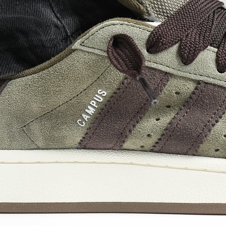 Adidas Originals - Baskets Campus 00s ID1418 Olive Strata Dark Brown Footwear White