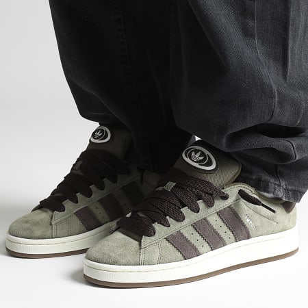 Adidas Originals - Baskets Campus 00s ID1418 Olive Strata Dark Brown Footwear White