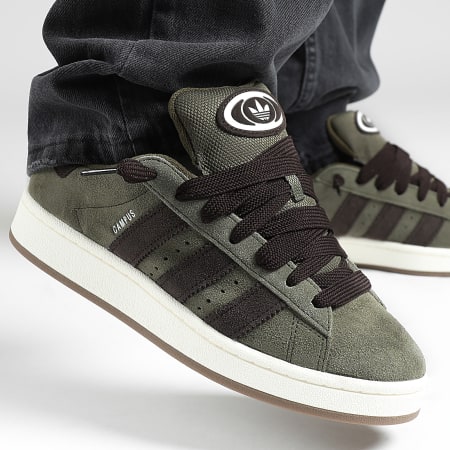 Adidas Originals - Campus 00s Sneakers ID1418 Olive Strata Dark Brown Footwear White