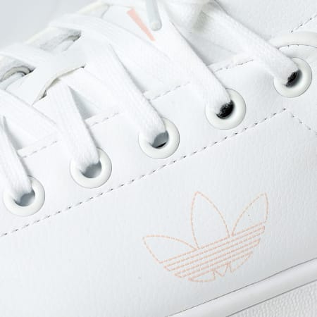 Adidas Originals - Stan Smith J Damessneakers IG7022 Schoenen Wit Zand Roze