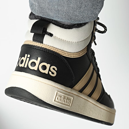 Adidas Performance - Zapatillas Hoops 3.0 Mid WTR IG7927 Core Black Magic Beige Wonder White