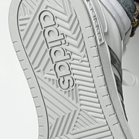 Adidas Sportswear - Hoops 3.0 Mid Sneakers IH0160 Footwear White Grey Six Charcoal Solid Grey