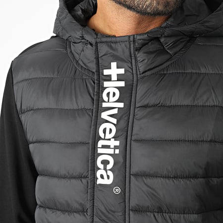 Helvetica - Veste Zippée Capuche Courchevel Noir