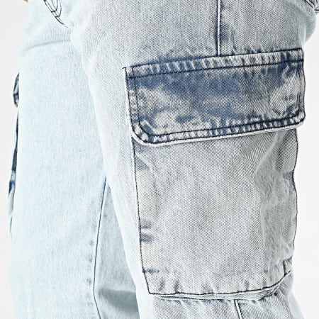 Ikao - Vaqueros Cargo lavados en azul