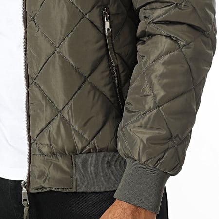 Kymaxx - Veste Bomber Vert Kaki