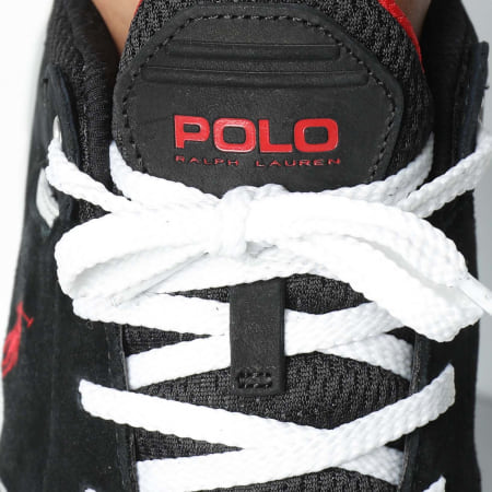 Polo Ralph Lauren - Zapatillas Trackster 250 Negro Rojo