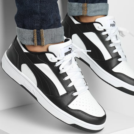 Puma Zapatillas Rebound V6 Low 392328 Puma Blanco Puma Negro Blanco Ryses