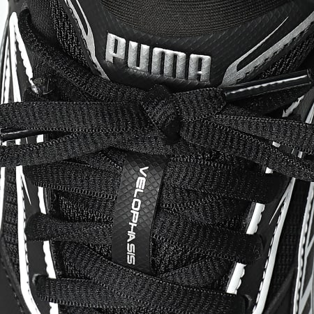 Puma scarpe nere e argento top