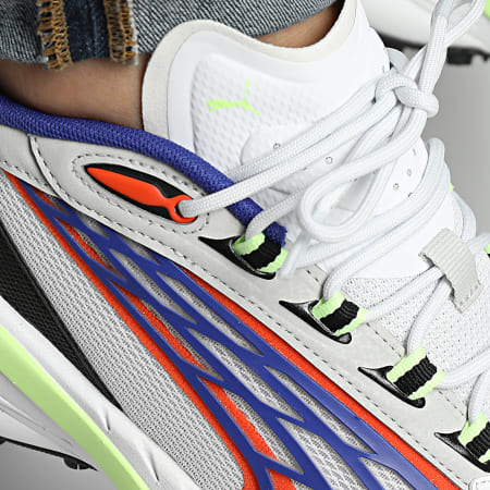 スミ Puma - Sneakers Spirex Raceday 397705 Puma White Fizzy Apple - Ryses