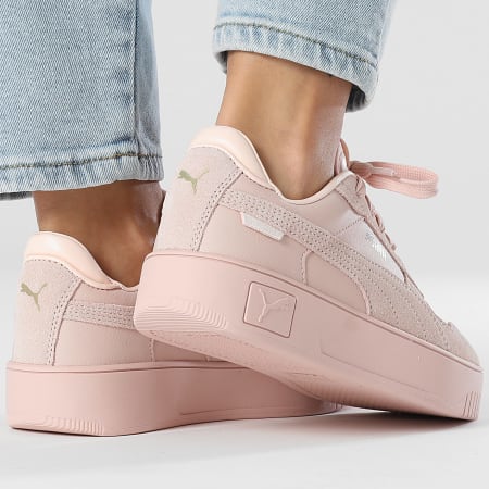 ★人気★ PUMA CARINA STREET SD ROSE QUARTZ-PUMA GOLD Puma - Baskets Femme Carina Street SD 395093 Rose Quartz