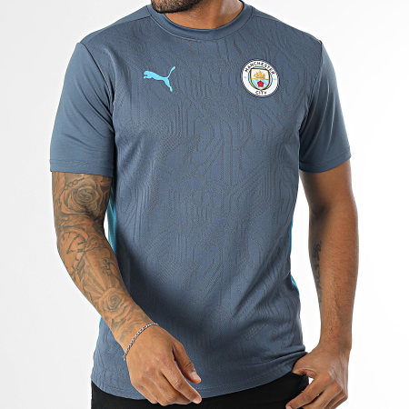 Puma Maillot De Foot Manchester City Training Jersey 777521 Gris Ardoise LaBoutiqueOfficielle
