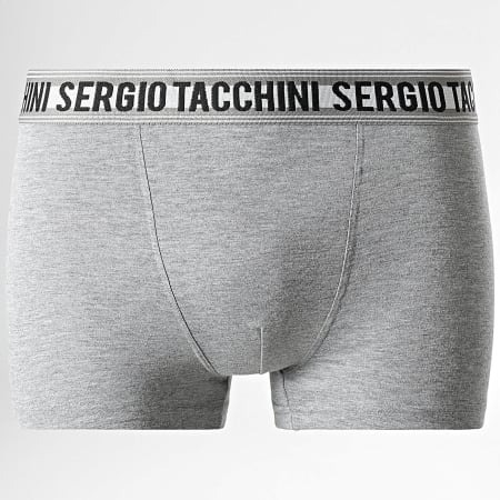 Sergio Tacchini - Set van 3 Boxers 97890590 Zwart Houtskool Grijs