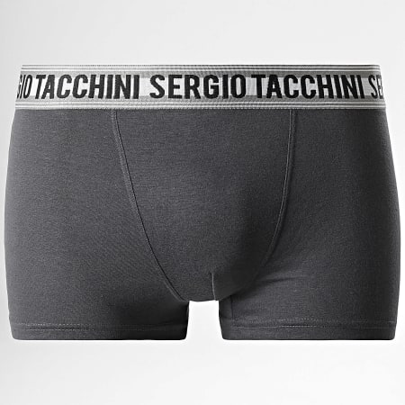 Sergio Tacchini - Set van 3 Boxers 97890590 Zwart Houtskool Grijs