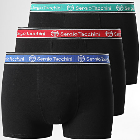 Sergio Tacchini - Set van 3 boxershorts 92892530 Zwart