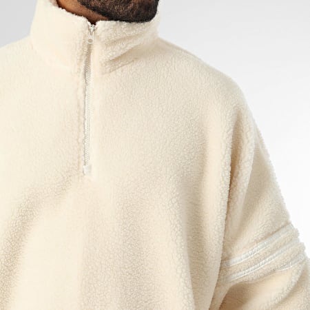 Adidas Originals - Sweat Polaire Col Zippé IY4911 Beige
