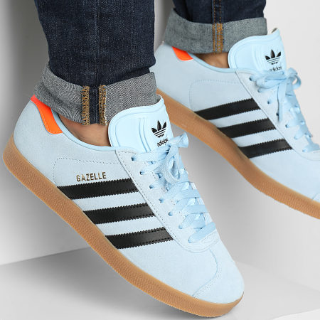 Adidas Originals - Gazelle JI2076 Clear Sky Core Black Gum 2 Sneakers