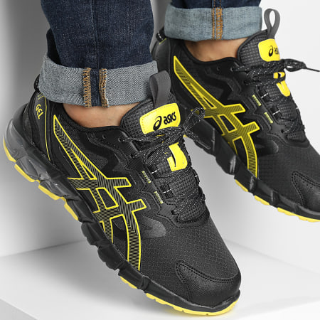 Asics - Manden Gel Quantum 90 1201A651 Zwart Levend Geel