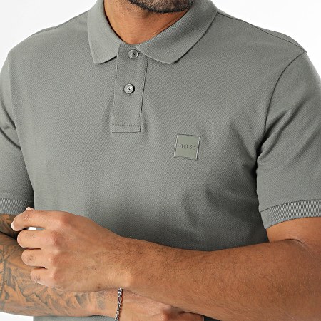 BOSS - Polo Manches Courtes Slim Passenger 50507803 Gris