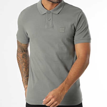 BOSS - Polo Manches Courtes Slim Passenger 50507803 Gris