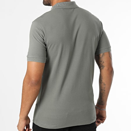 BOSS - Polo Manches Courtes Slim Passenger 50507803 Gris