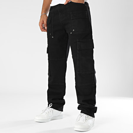 Classic Series - Pantalón cargo vaquero negro