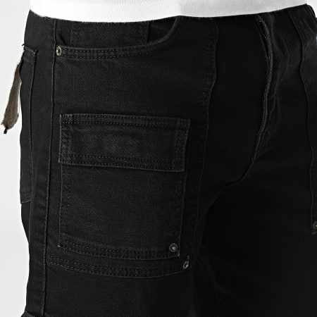 Classic Series - Pantalón cargo vaquero negro