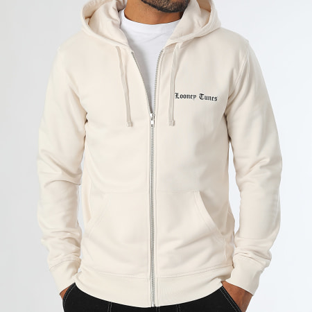 Looney Tunes - Taz Graffiti Beige Zip Hoody