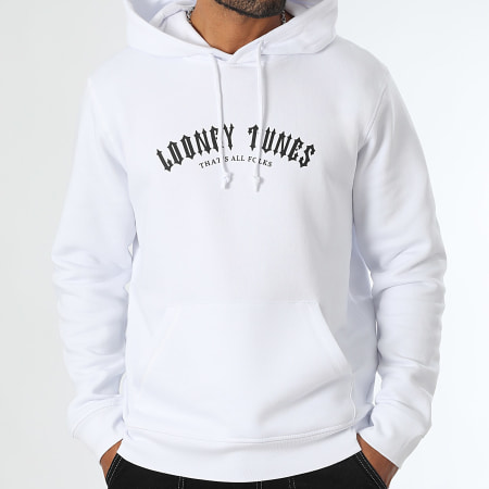 Looney Tunes - Worldwide Reverse Hoodie Blanco Negro