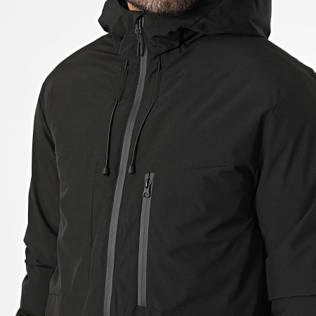 Produkt - Fred Parka negra con capucha