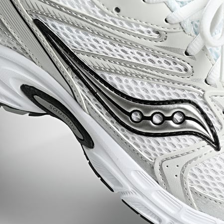 Saucony bianche argento cheap
