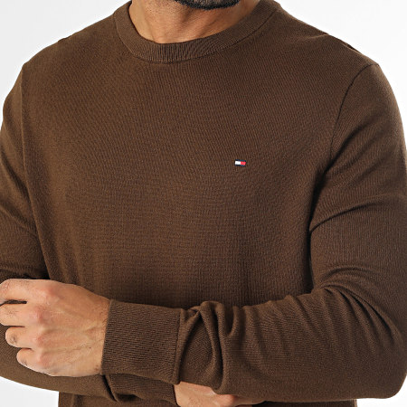Tommy Hilfiger - Pull Pima Organic Cotton Cashmere 8046 Marron