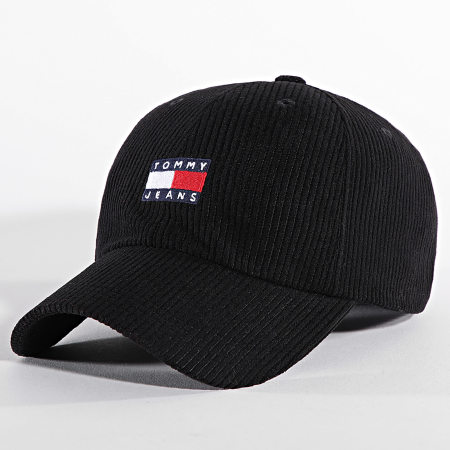 Tommy Jeans - Casquette Heritage Corduroy 2636 Noir