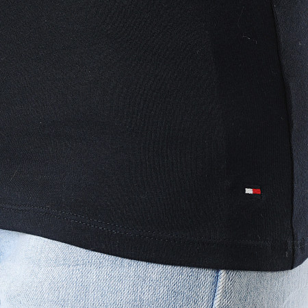 Tommy Hilfiger - Lot De 2 Tee Shirts Femme 5525 Blanc Bleu Marine