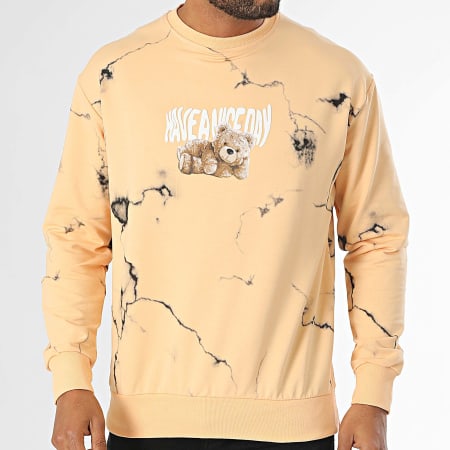 Classic Series Camiseta oversize manga larga naranja Ryses