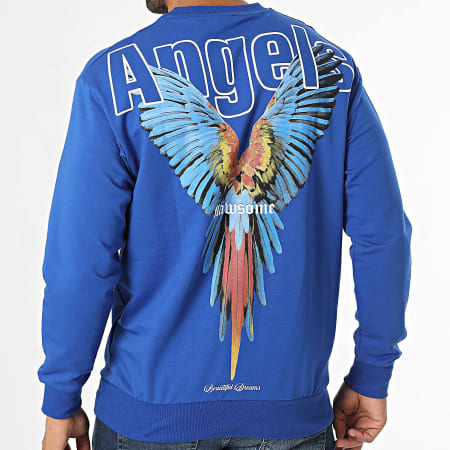 Classic Series - Tee Shirt Manches Longues Oversize Bleu Roi