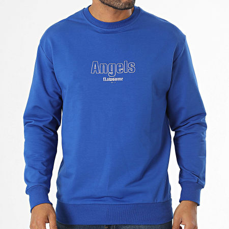 Classic Series - Tee Shirt Manches Longues Oversize Bleu Roi