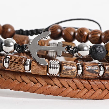 Frilivin - Lot De 3 Bracelets Camel