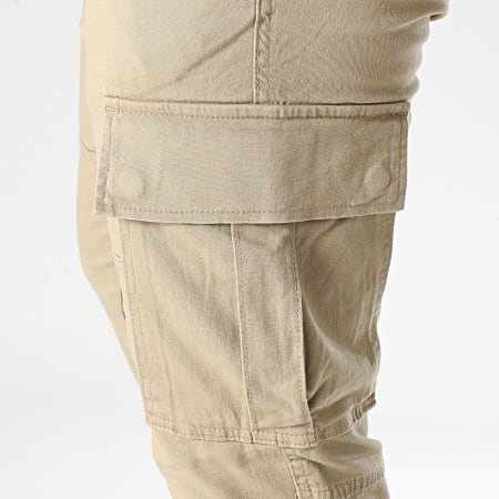 JJREBEL - Lot De 2 Pantalons Cargo Michael Beige Vert Kaki