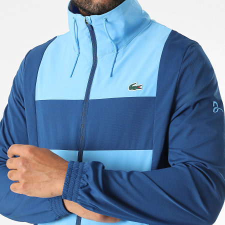 Lacoste - Ensemble De Survetement Regular Fit Logo Crocodile Bleu Clair Bleu Marine