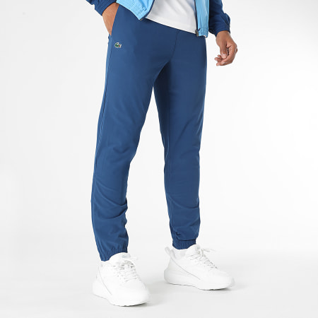 Lacoste - Ensemble De Survetement Regular Fit Logo Crocodile Bleu Clair Bleu Marine