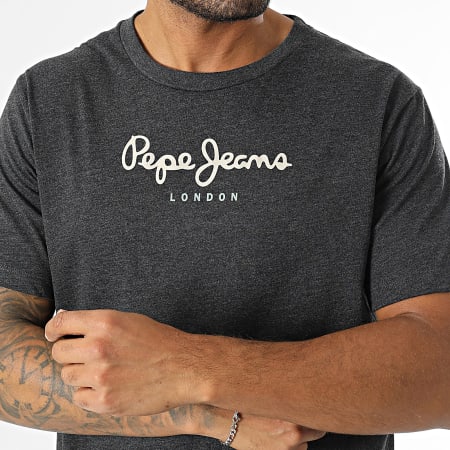 Pepe Jeans - Tee Shirt Eggo PM508208 Gris Anthracite Chiné