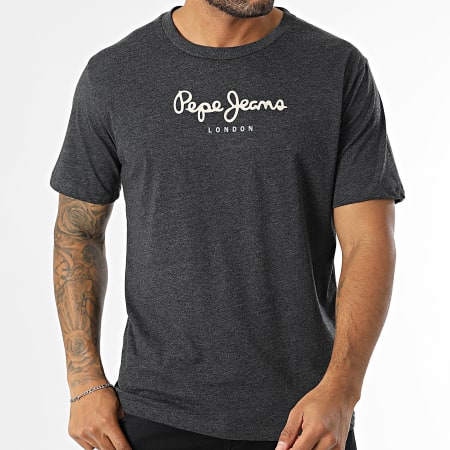 Pepe Jeans - Tee Shirt Eggo PM508208 Gris Anthracite Chiné