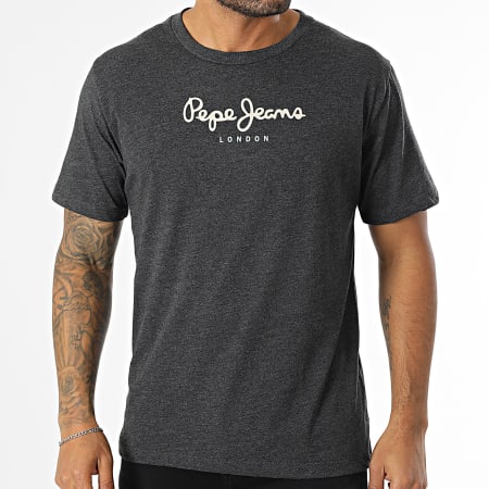 Pepe Jeans - Tee Shirt Eggo PM508208 Gris Anthracite Chiné