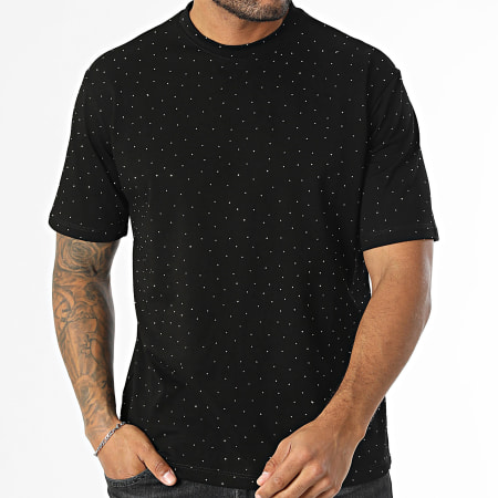 Uniplay - Tee Shirt A Strass Noir
