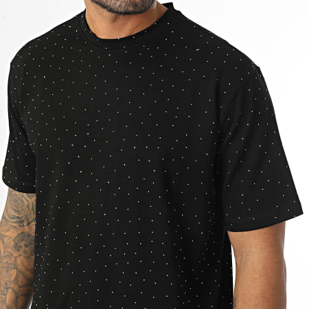 Uniplay - Tee Shirt A Strass Noir
