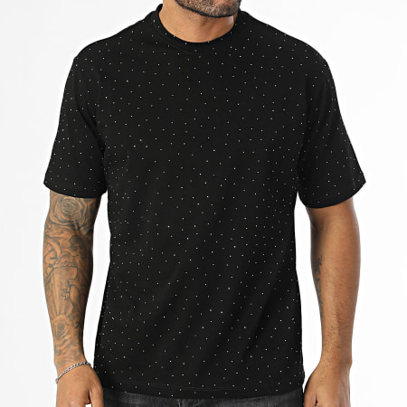 Uniplay - Tee Shirt A Strass Noir